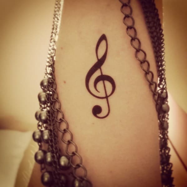 Tatuaje nota musical