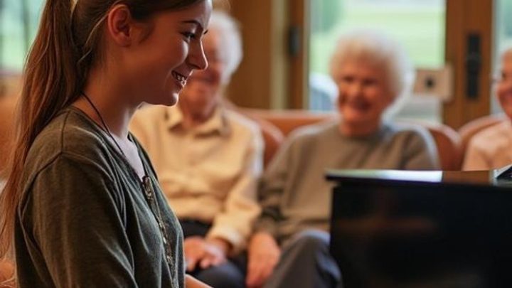 Música intergeneracional en Johnson County: la pianista de UMKC que vive en una comunidad de retiro