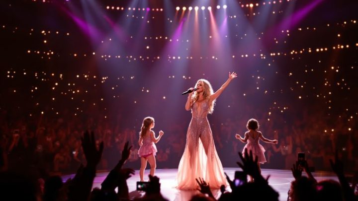 Shakira con sus hijos emociona al cantar ‘Acróstico’ en Argentina