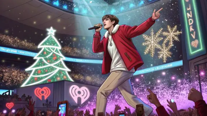 Kevin Woo deslumbra en el Jingle Ball 2025 con KPop Demon Hunters